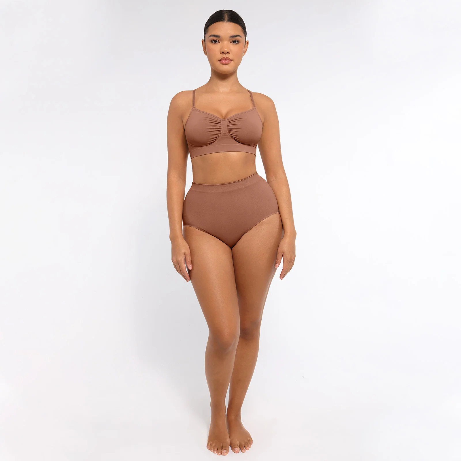 Hexin бесшовные со средней талией короткие антибактериальные удобные