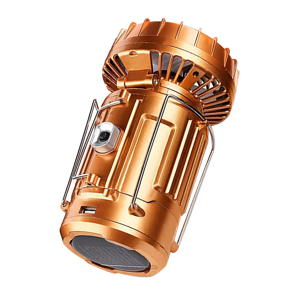 

4 в 1, многофункциональный портативный фонарь для кемпинга с вентилятором