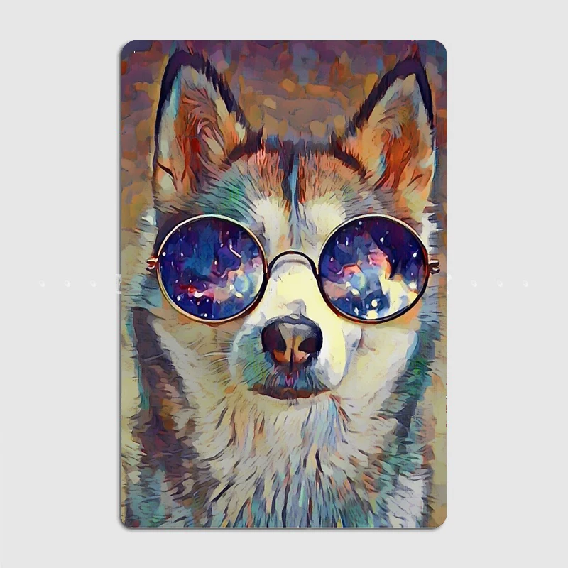 

Cool Husky Metal Sign Poster Garage Living Room Cinema Living Custom Tin Vintage Home Decor