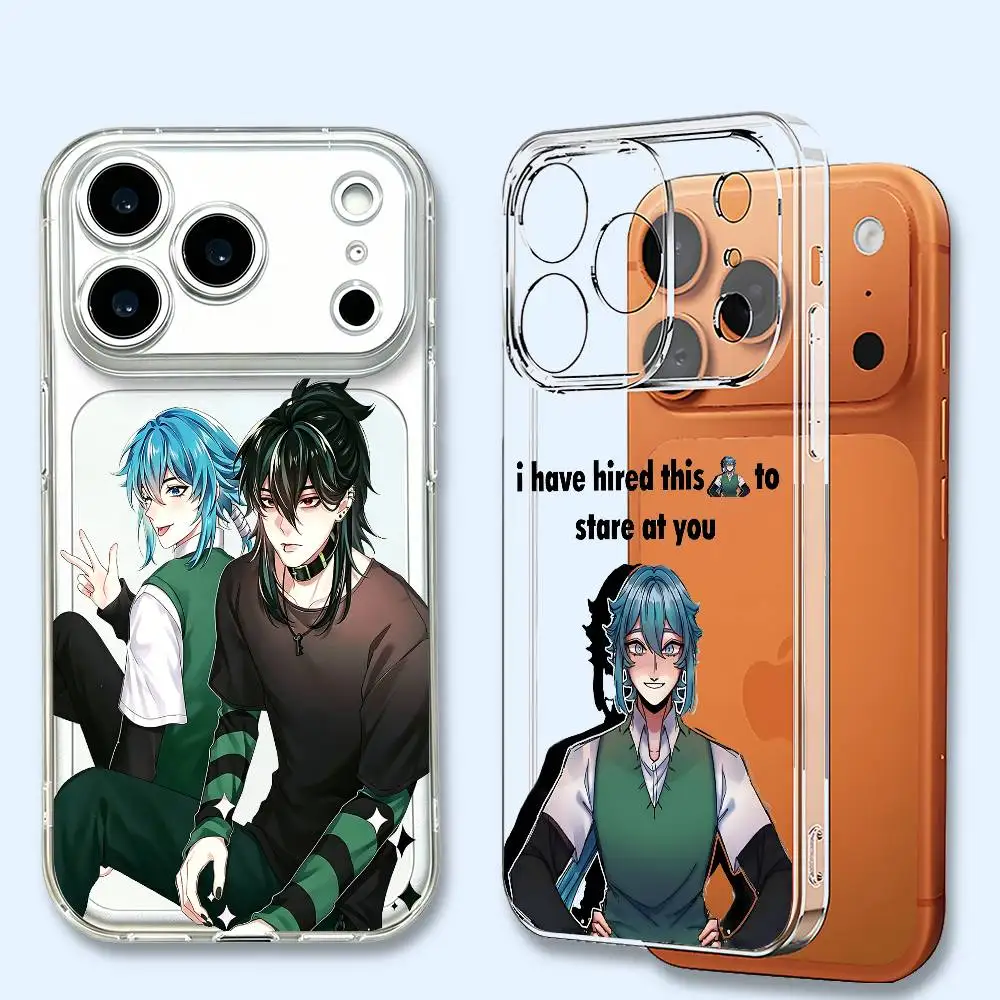 Фото Чехол для телефона Hyugo Sugimoto Ultra Clear Soft TPU для iPhone 11 12 17 14 15 17 Pro Max, антижелтеющий, с защитной задней панелью №1