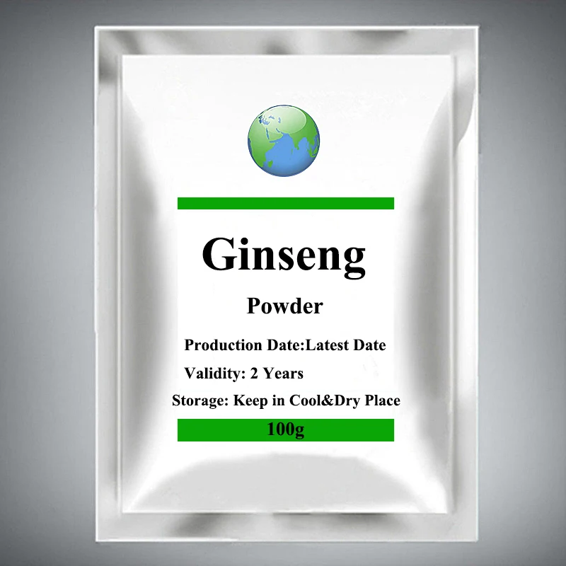 

Chinese Natural Wild White Ginseng Root Powder 8 Years Roots Improve Immunity, Anti-aging and Anti-oxidation,Panax