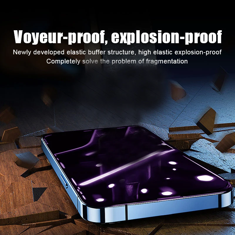 2 шт. для iPhone 15 pro 13 mini 14 plus 11 12 X XR XS MAX защита от синего света закаленное стекло