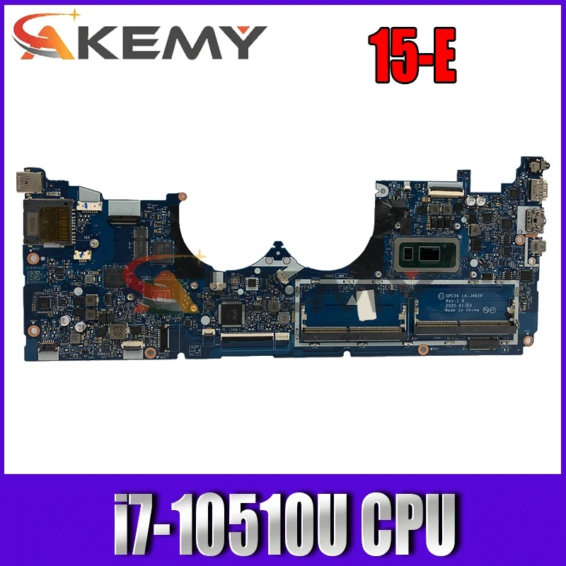 

Аксессуары для ноутбука HP 15-E 15T-E 15T-ED000 15-ED0047NR, материнская плата с i7-10510U CPU + MX330, 4 Гб GPU