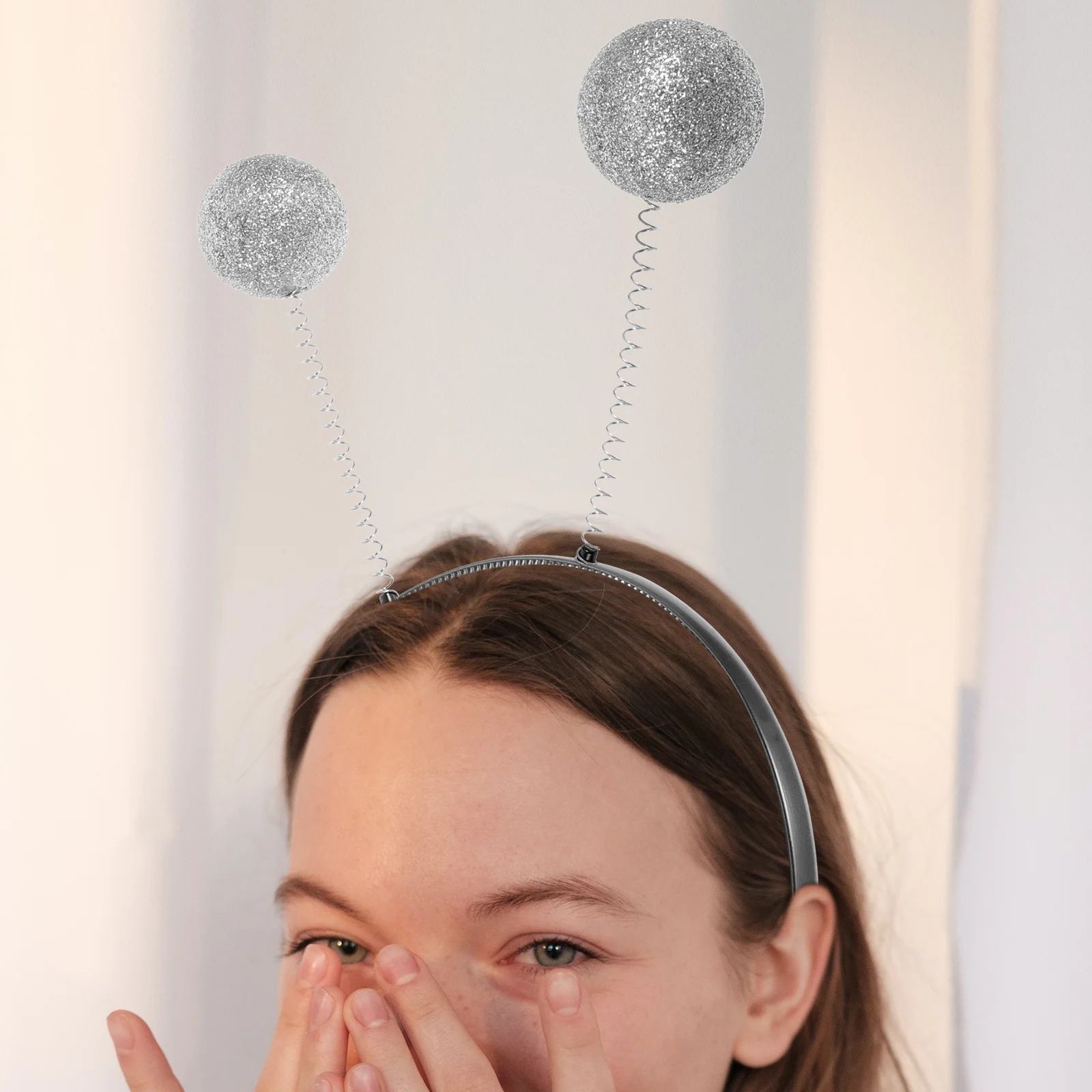 

1 Set Funny Alien Antenna Headband Alien Glasses Earrings Necklace Gloves