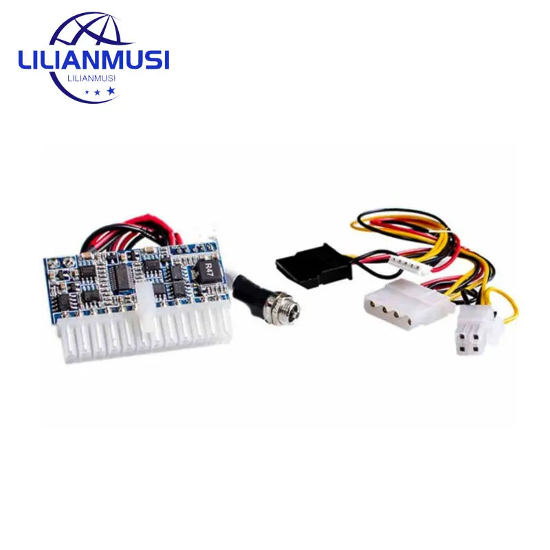 12 В, 24 контакта, 120 Вт, прочная плата постоянного тока-ATX, аксессуары для модуля питания, детали компьютера, источник питания высокой мощности, фотоадаптер опционально