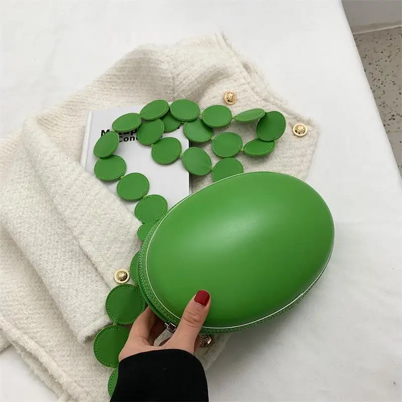 Женская модная сумка-бини из искусственной кожи индивидуальная одноцветная