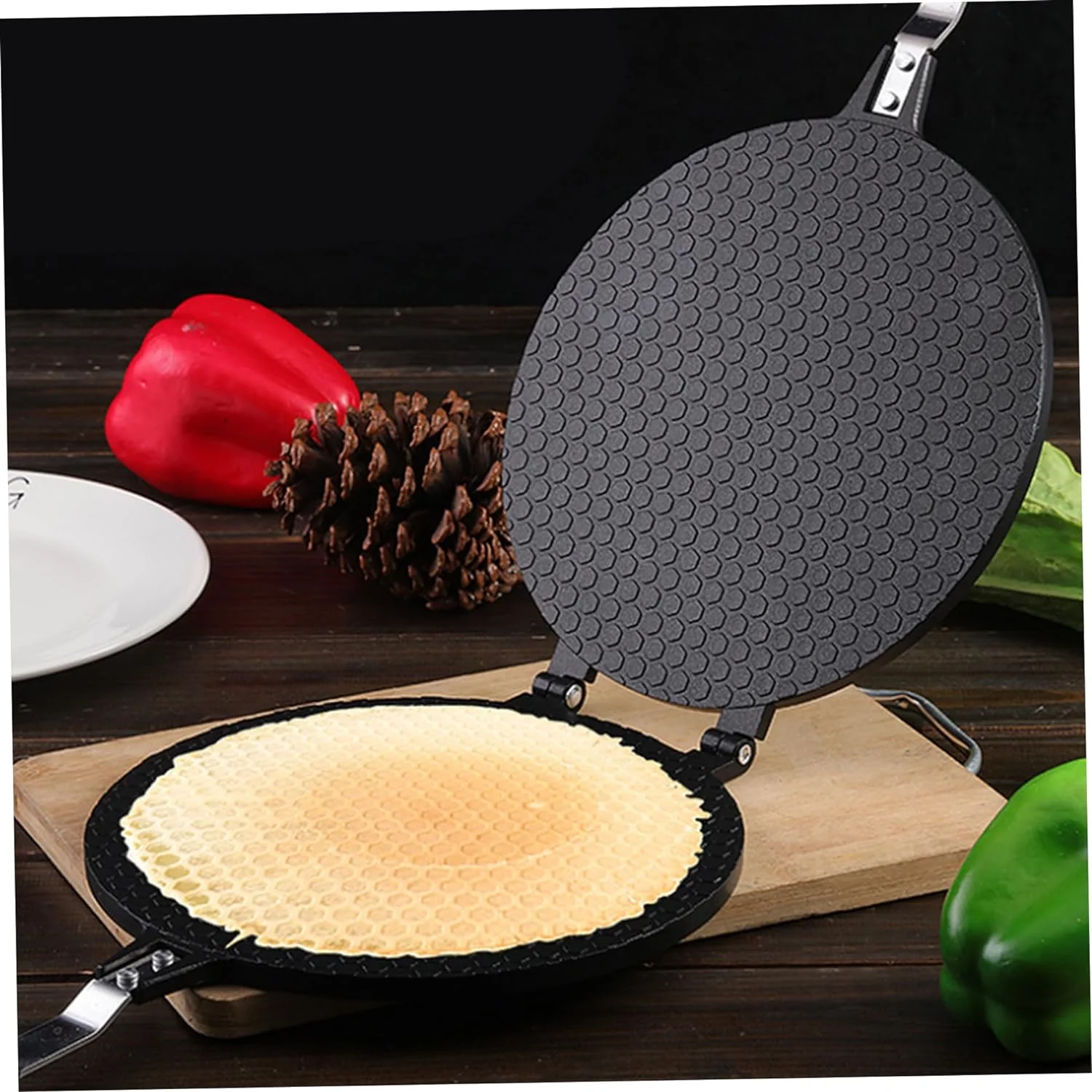 Presa Pan Tortilla Maker 7-дюймовый антипригарный пресс для тортильи и плита с ручкой