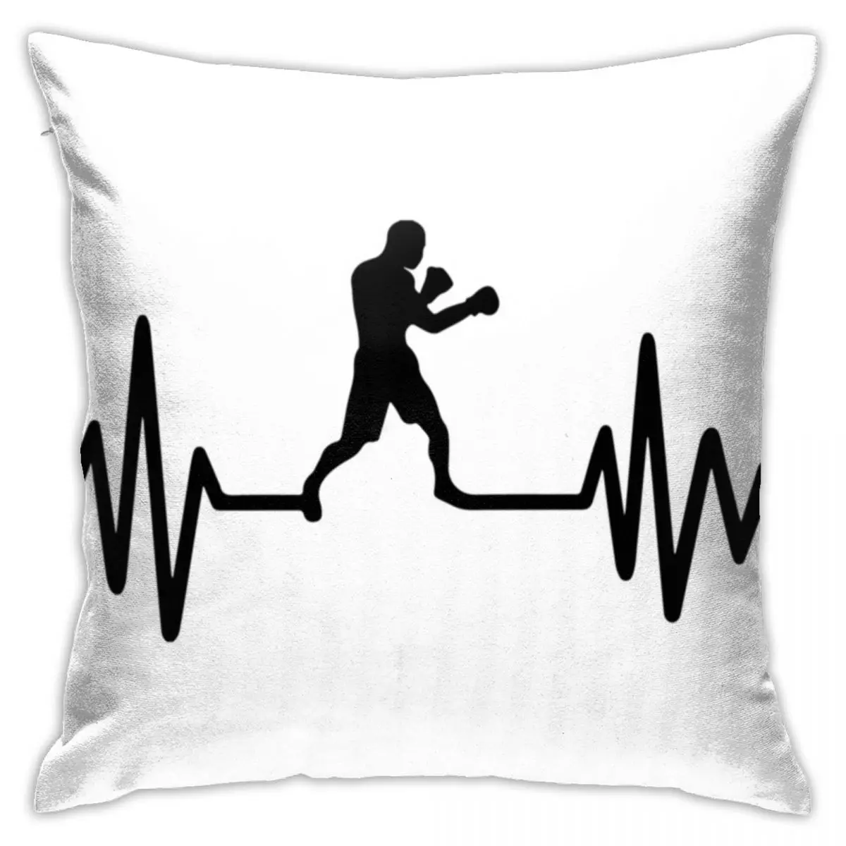 

Boxing Pillow Case heartbeat Spring Decorative Pillowcase Polyester Bed Zipper Cover
