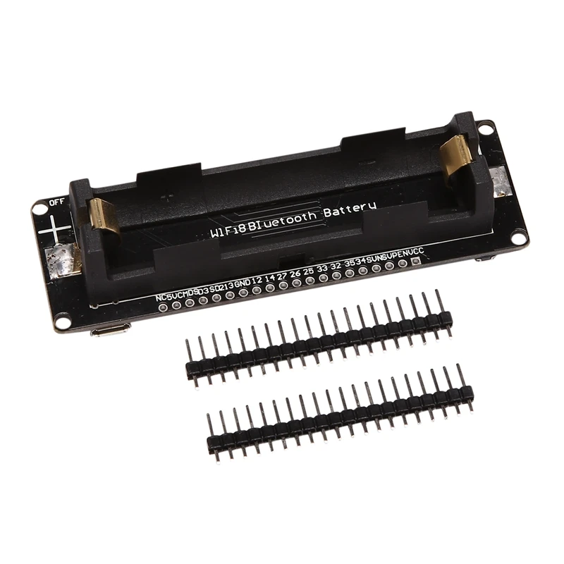 

Wifi And Bluetooth Battery Holder Esp32 Development Board,Black