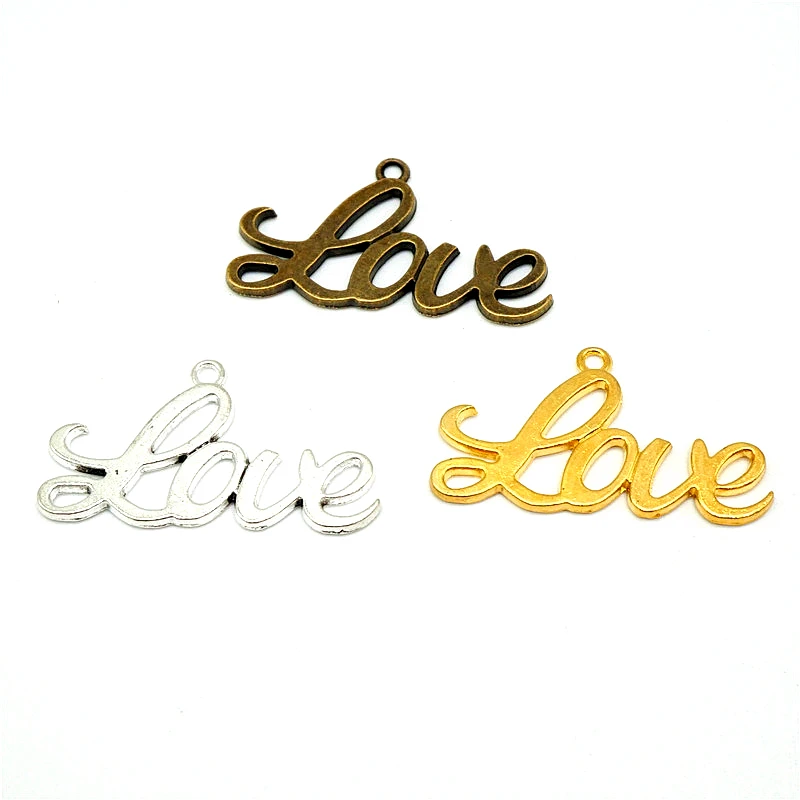 

8 шт. романтические подвески для влюбленных, античное Изготовление ювелирных изделий, сделай сам, ручная работа, ожерелье, серьги, браслет на День святого Валентина