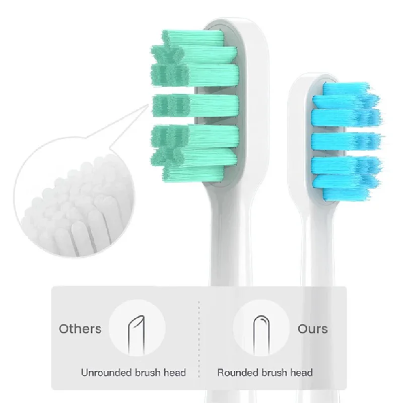 10PCS Replacement Heads For Electric Toothbrush XIAOMI MIJIA T300/500 Sonic Soft DuPont Bristle Tooth Brush Replacement Head enlarge