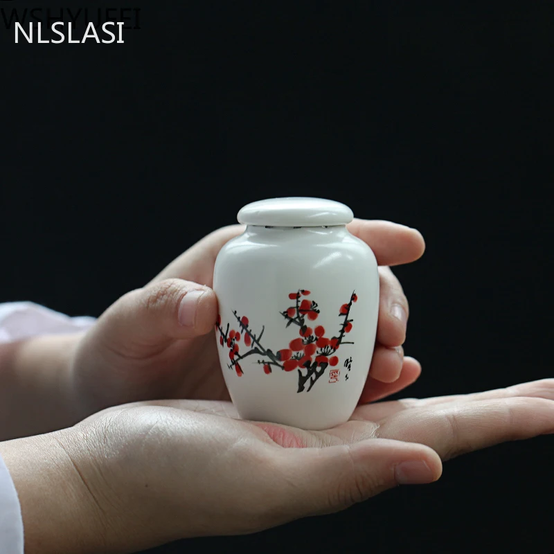 Портативный керамический чайный картридж маленькие Герметичные банки для