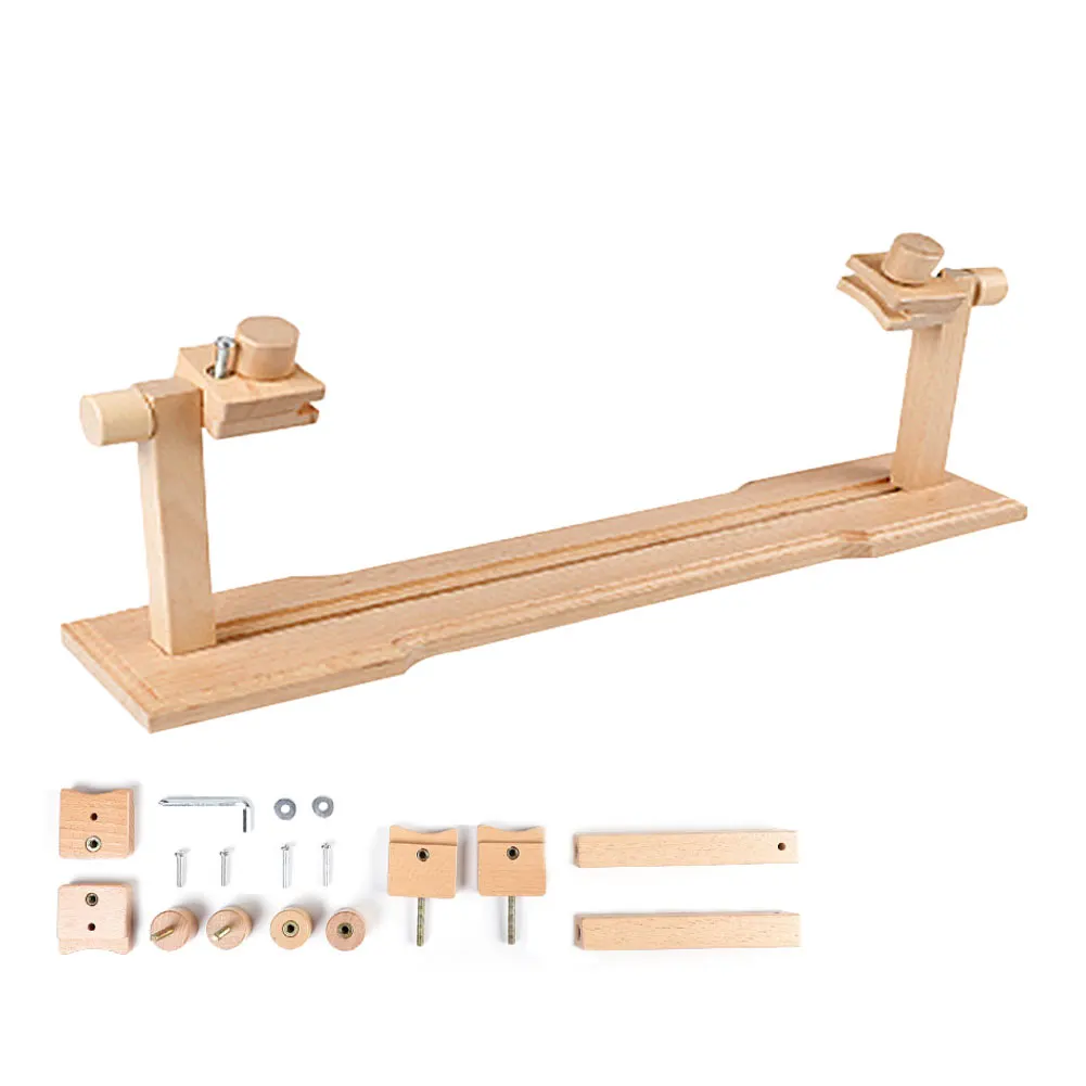 

Многофункциональный с кольцом-обручем, удобный в использовании регулируемый круглая настольная подставка с вышивкой, круглая деревянная п...