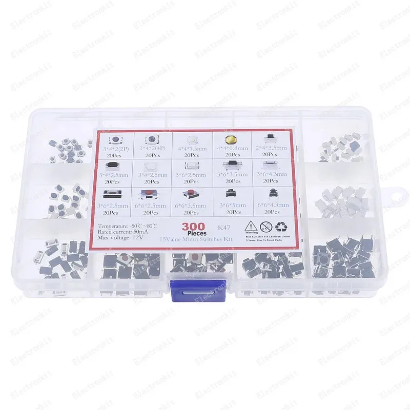 

Набор переключателей QBYDIY 300 шт.