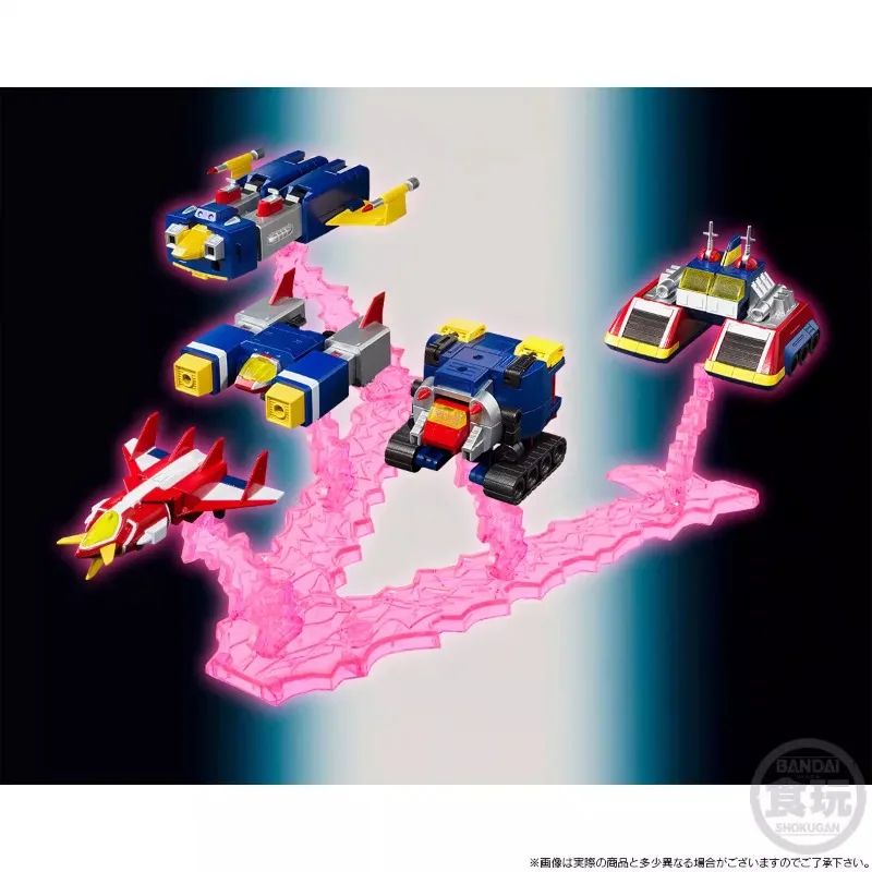 Фото BANDAI оригинальная суперэлектромагнитная машина SMP Voltes V робот SP набор специальное издание съемная сборная модель подарочная игрушка №2