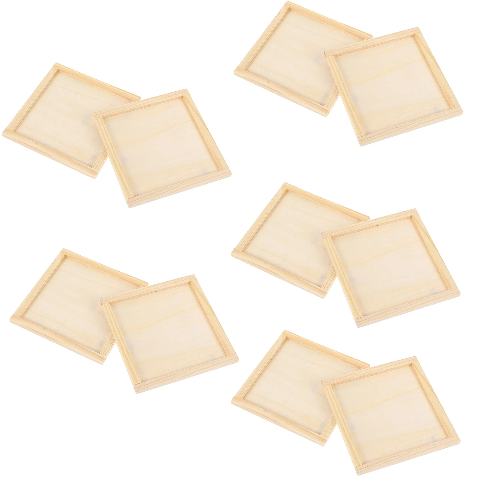 

Wood Clay Photo Painting Frames Boards Canvas Wooden Frame Panels Panel Diy Pouring Blank Picture Unfinished Cradled Home