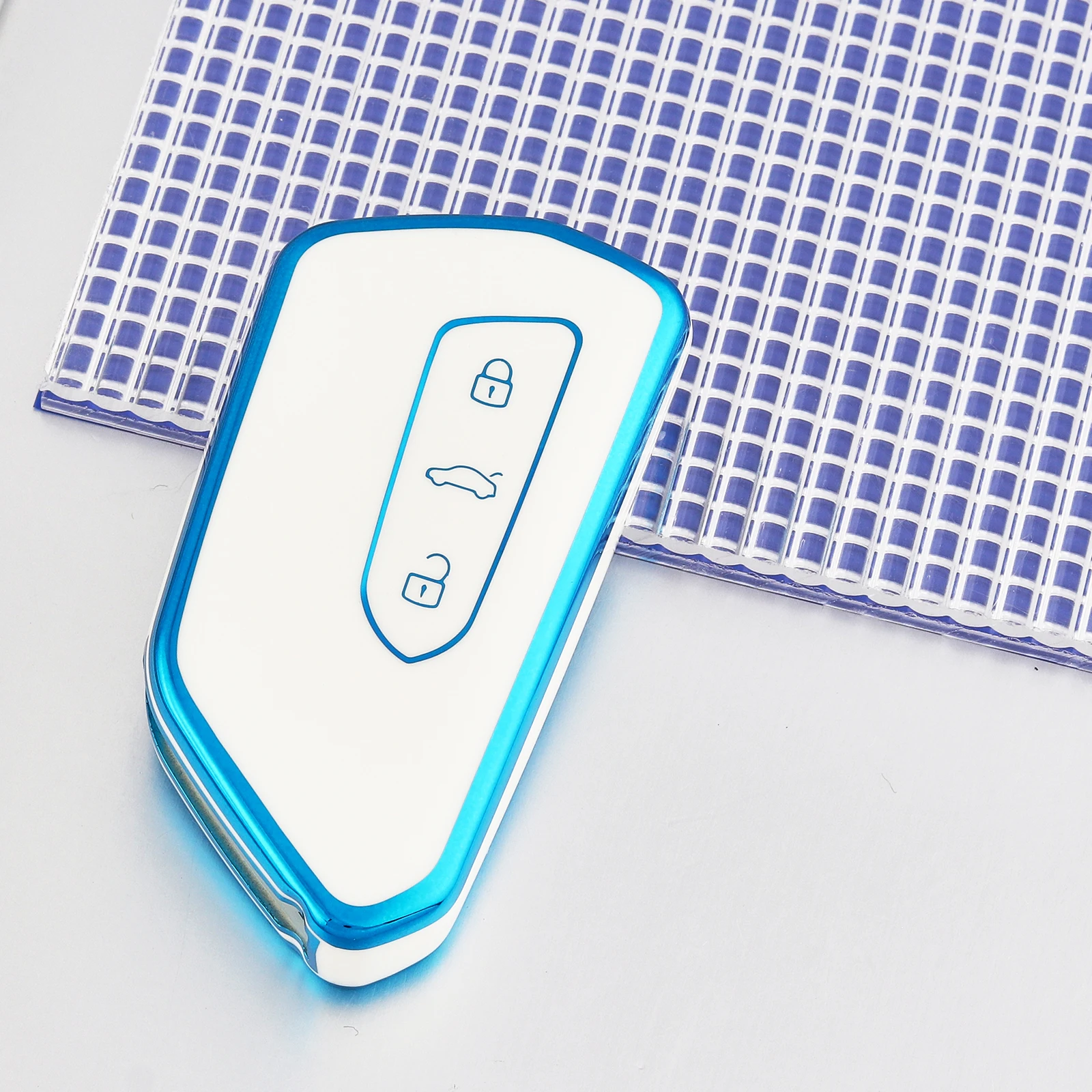 

Модный чехол для автомобильного ключа из ТПУ для VW Volkseagen Golf 8 MK8 ID.3 ID.4 Cupra Skoda Octavia A8 SEAT Leon MK4 Formentor Tarraco Чехол для ключа