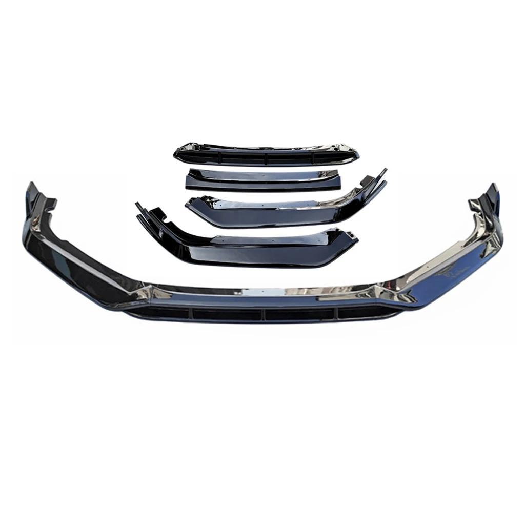 

Передний бампер, спойлер, нижний комплект для кузова, диффузор, сплиттер, тюнинговая защита для Honda Accord 10,5-го поколения 2022, ABS, глянцевый черный