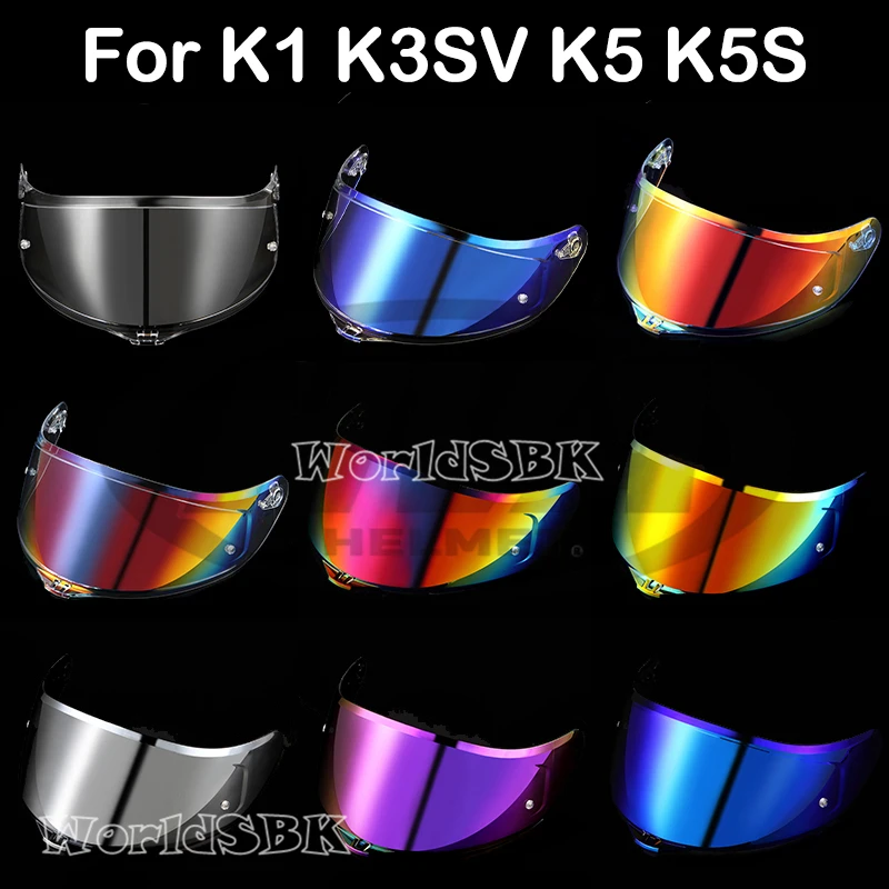 Helmet Visor for K1 K3SV K5 Motorcycle Helmet Glasses Motorbike Helmet Discoloration Lens Night Vision Visor Without Logo