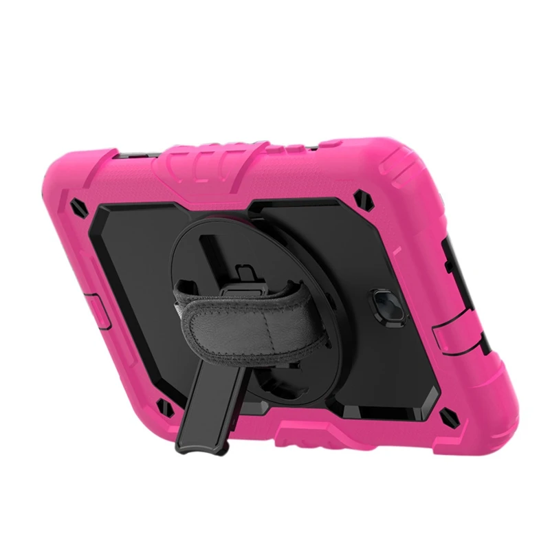 

Tablet Shockproof Sturdy Bracket Shoulder Strap Protective Case for Samsung Galaxy Tab A 8.0 Inch Sm-T387