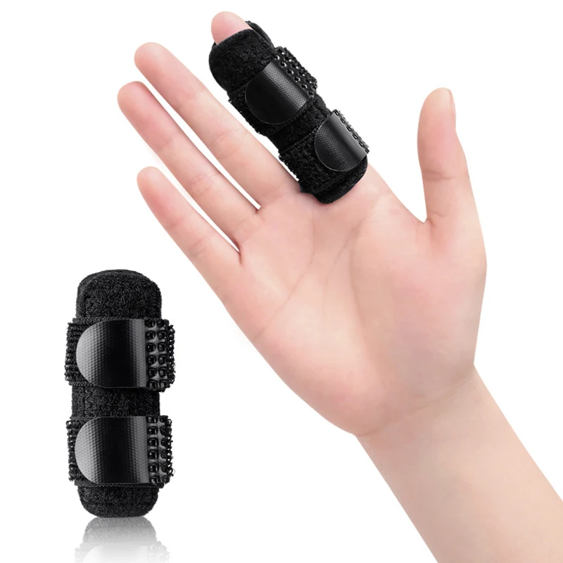 

Pain Relief Trigger Finger Fixing Splint Straighten Brace Adjustable Sprain Dislocation Fracture Finger Splint Corrector Support