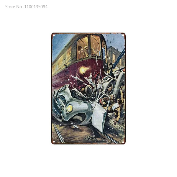 

Металлический жестяной знак иллюстрация случайный Декор Бар Паб домашний винтажный Ретро постер