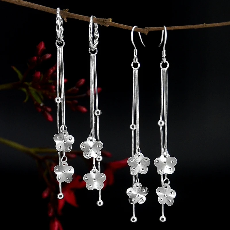 

Popcorn Fringe Earrings Pure Silver 990 Favorite Notes