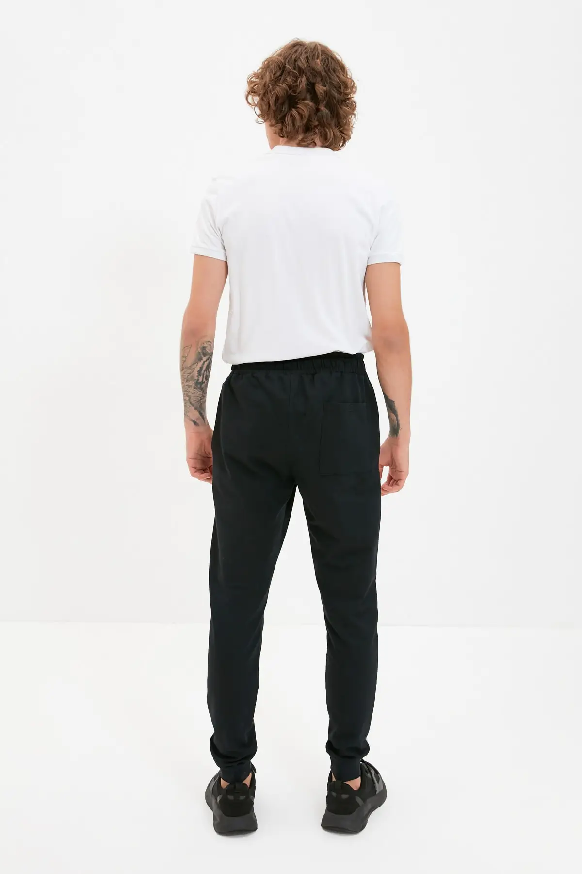 

Trendyol Male Regular Fit Panelli Printed Rubber Long Sweatpants TMNAW22EA0531