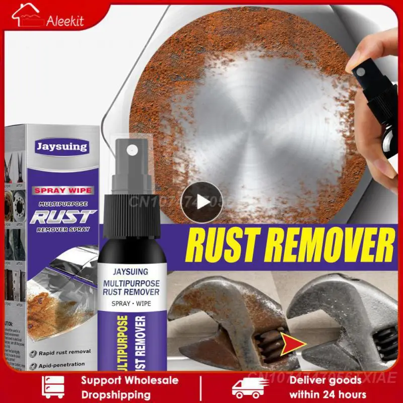 

30ml Rust Remover Spray Moisturizing Non-corrosive Car Maintenance Cleaning Car Gadgets Rust Inhibitor Rust Remover Universal