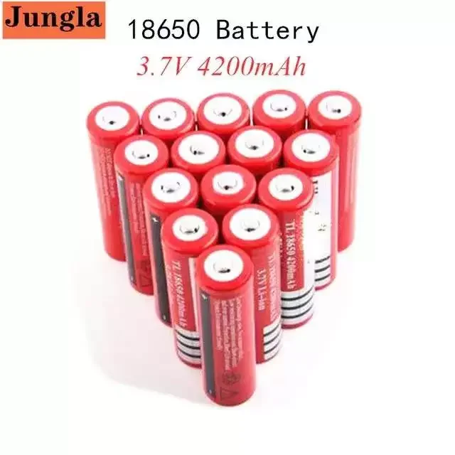 

NEW2023 2-20 PCS 18650 battery 3.7V 4200mAh rechargeable liion battery for Led flashlight Torch batery litio battery