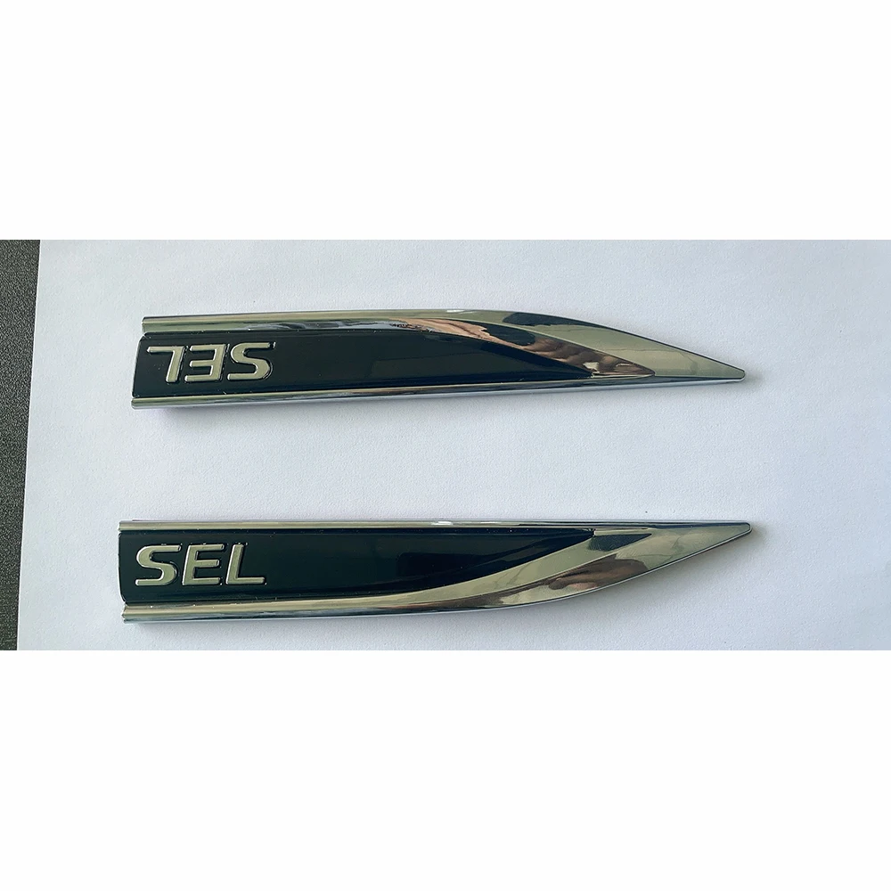 

Новый дизайн, наклейка на крыло передней двери автомобиля, боковая эмблема ABS, значок SEL для Volkswagen Jetta MK7 2019-2023