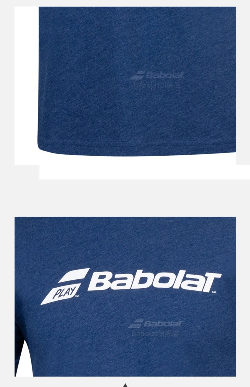 Summer Autumn Babolat Breathable Tennis Exercise T-shirt Professional Squash Badminton Padel Beach Tennis Tee Men Gym Sports Tee