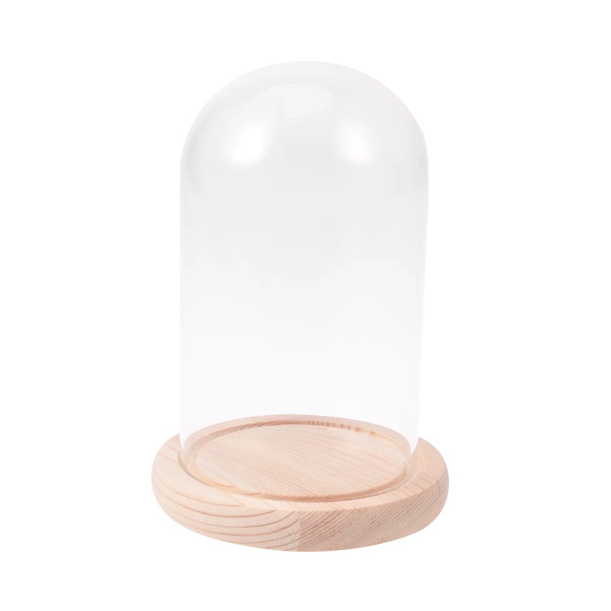 

Glass Dome Cover Cloche Bell Jar Display Case Flower Transparent Fordomes The Standbase Table Centrepiece Christmas Book
