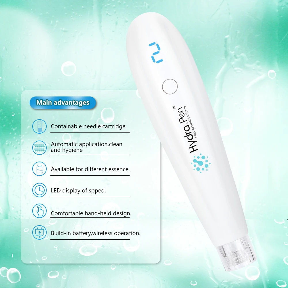 Новая электрическая гидравлическая ручка H2 Дерма микроизолирующая Meso