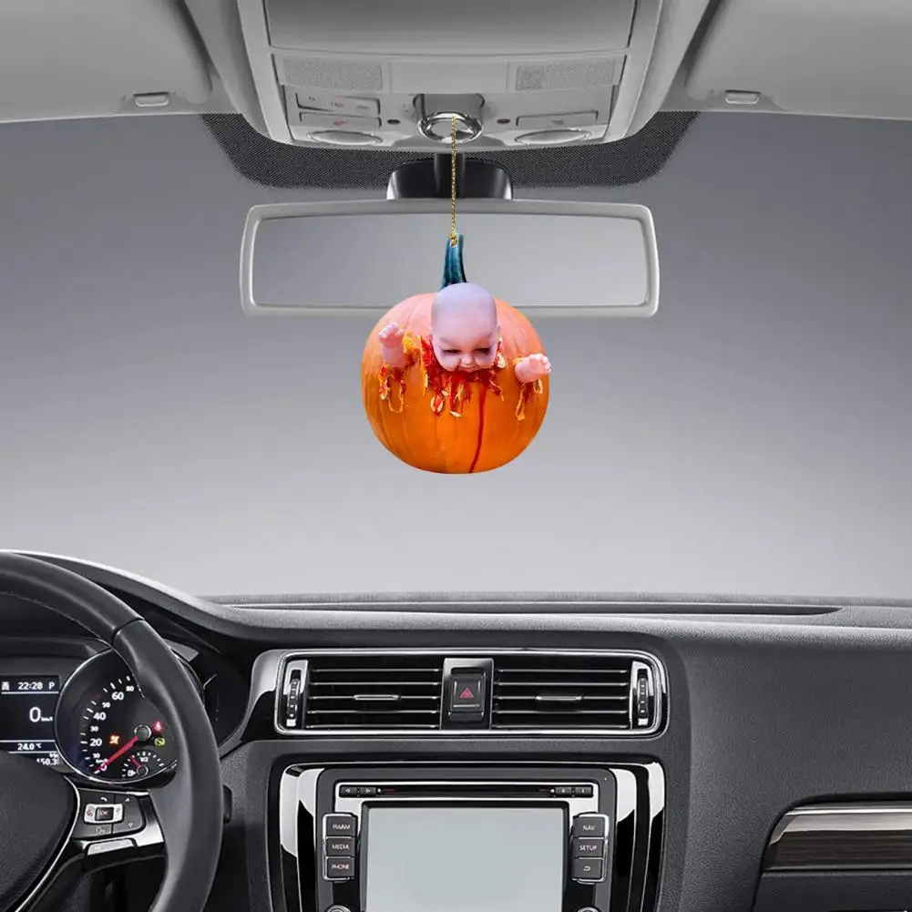 

Hanging Widget Delicate Portable Pumpkin Pattern for Festival Car Hanging Ornament Car Hanging Ornament