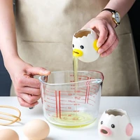 egg white separator cute cartoon model kitchen accessories easy separation of egg whites and yolks ceramics cooking kitchen tool