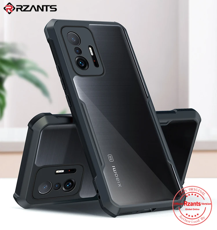 Rzants For Xiaomi Mi 11T MI 11T 12T Pro Case Hard [Blade] Shockproof Slim Crystal Clear Cover funda Casing