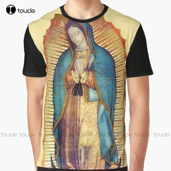 

Женская девственная Мария тильма, Реплика, графическая футболка, размер рубашки, цифровая печать, футболки, рождественский подарок