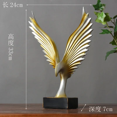 

Northern Europe modern ROC spreads its wings Light luxury and abstract ornaments Creative home decoration wine cabinet Office
