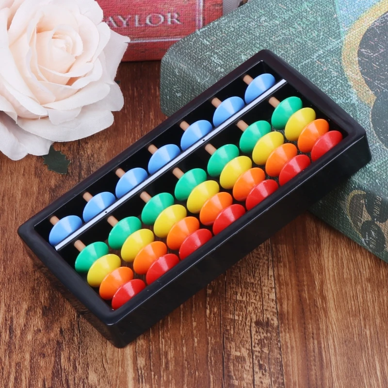 

Colorful Abacus Arithmetic Five-bead Abacus Mini-puzzle Student Bead Abacus Toy Soroban Maths Calculating Tools Educational Toy