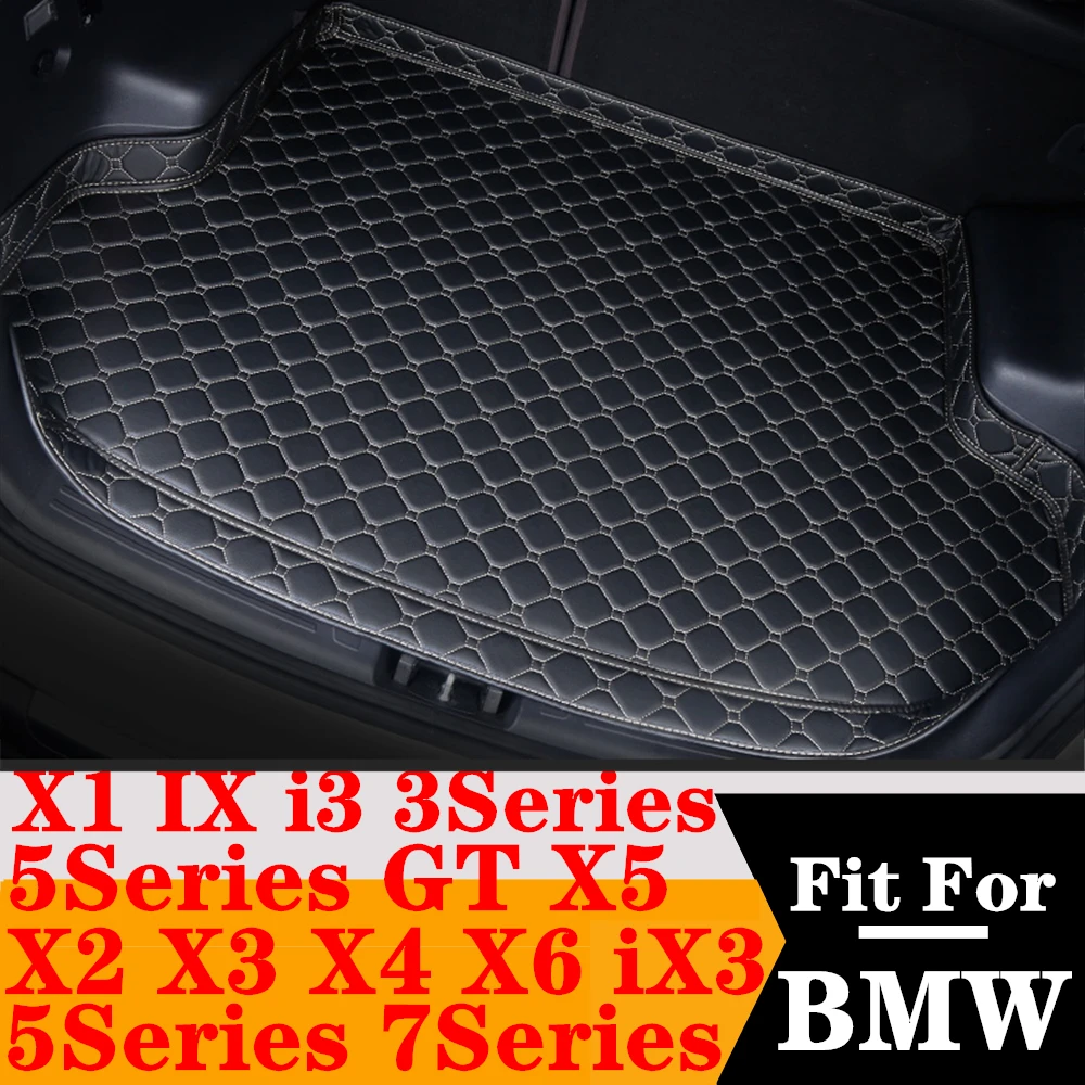 

Sinjayer коврик для багажника автомобиля водонепроницаемый Высокий Боковой задний грузовой коврик для багажника коврик для BMW 3 5 7 серии GT X5 X1 X2 X3 X4 X6 I3 IX IX3