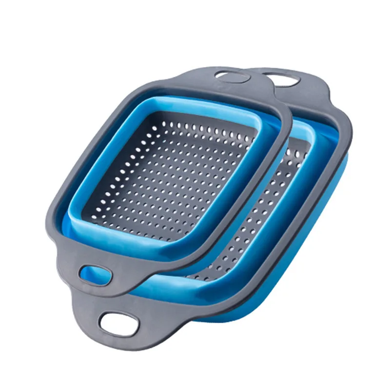 

Складная силиконовая корзина для фруктов и овощей