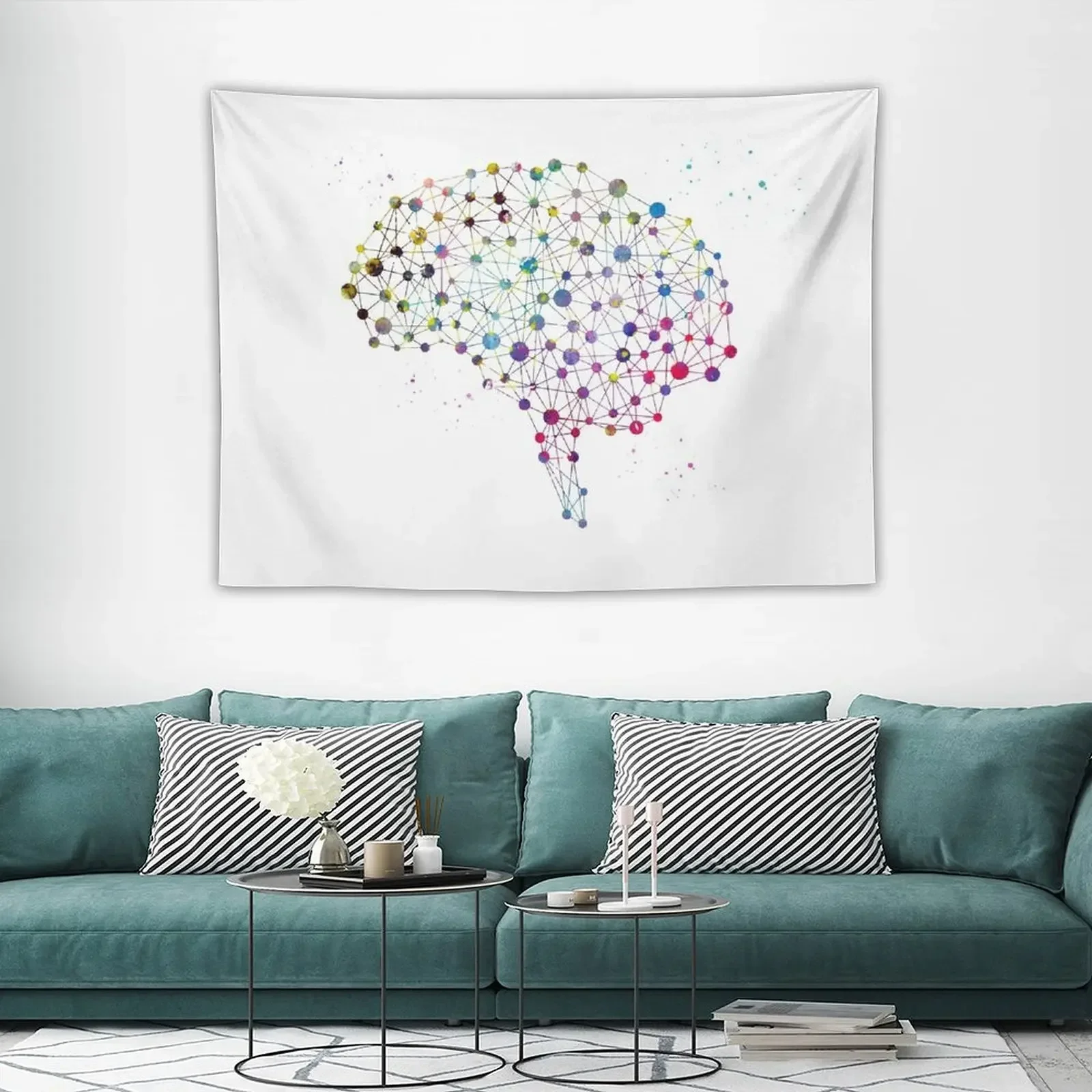 Гобелен человеческого мозга предметы для украшения комнаты художественная