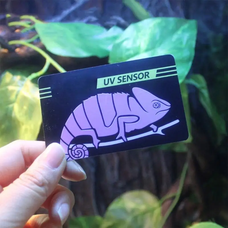 77HB Рептилия UVB Light Lamp Test Card UV -тесты
