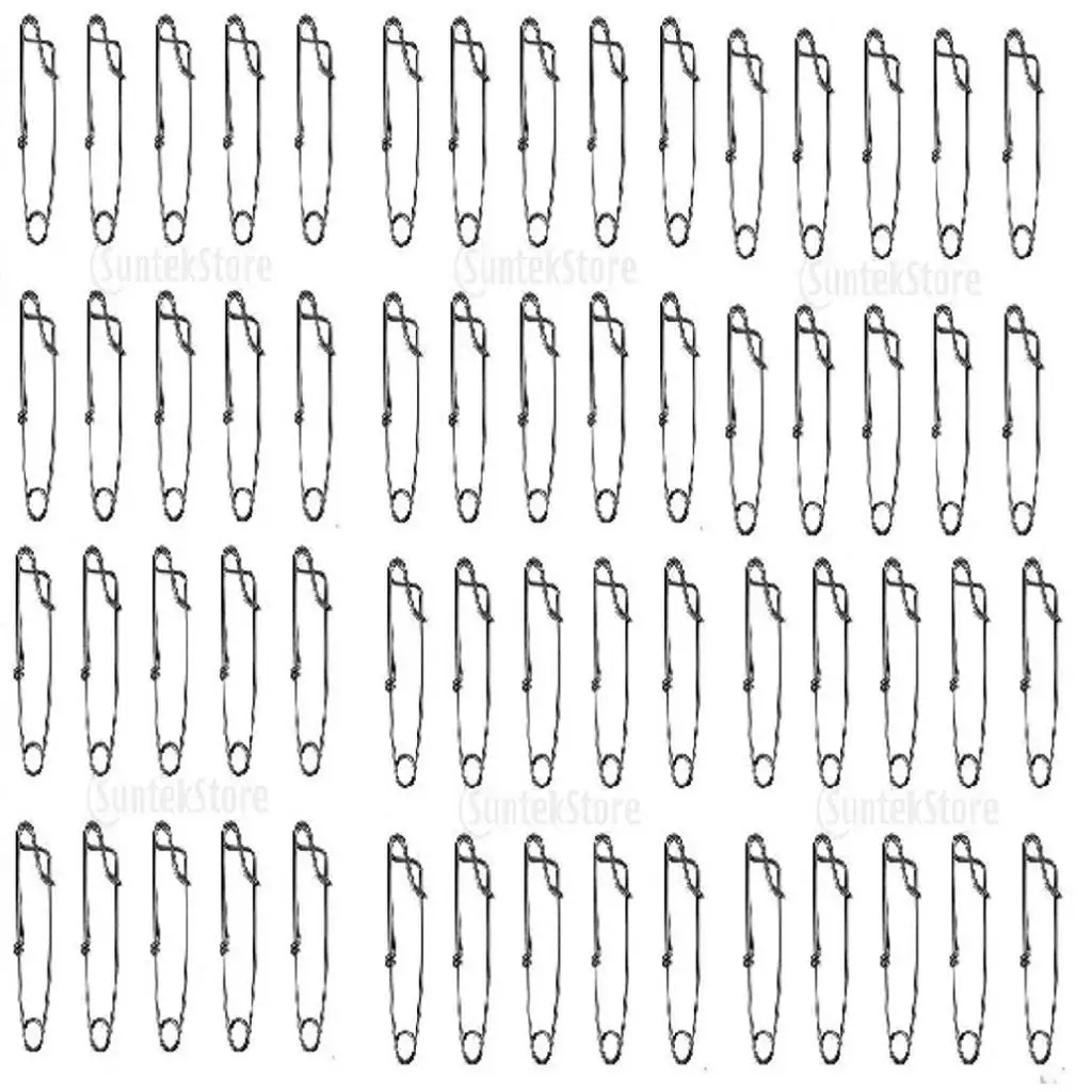 

60Pcs Longline Stainless Steel Longline Clip for Fishing Snapper Or. En