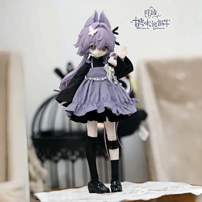 Фото Оригинальные новые игрушки-сюрпризы Meki Ultimate Blessing Series 8-Point Bjd Mobile Doll Blind Box, подвески, портативные вентиляторы, милые подарки для фанатов, в наличии №4