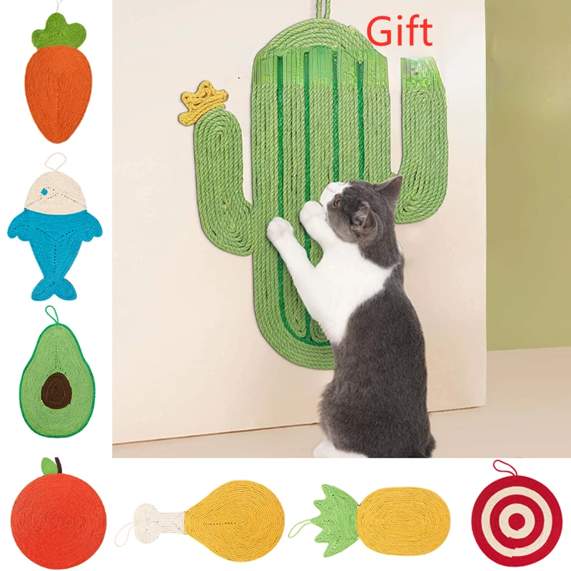 

Cat Toy Scratching Board Cat Scratcher Toy Sisal Rope Kitten Scratch Board Cats Scratching Toy Protecting Furniture Claw Scraper