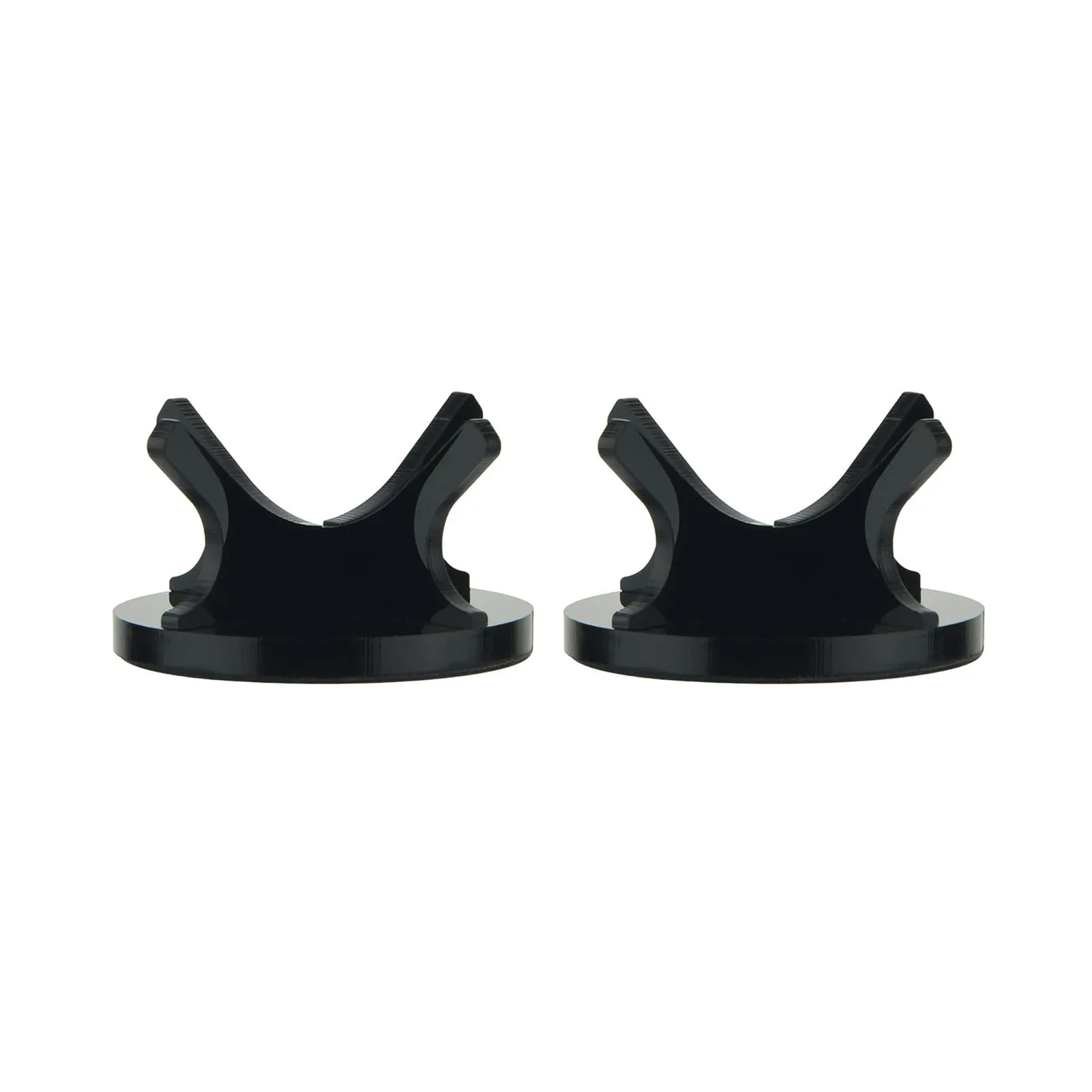 

2pcs Display Holder Ball Stand Desk Transparent Acrylic Round Durable Sports Home Portable Support Base Tennis Baseball Rugby