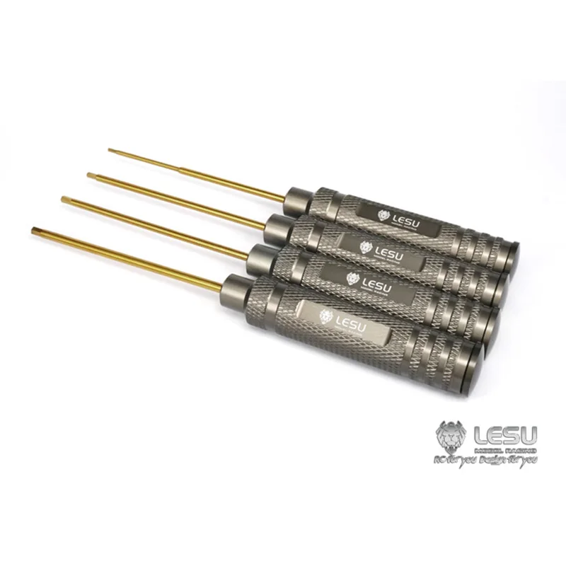 Metal LESU 1.5mm 2.0mm 2.5mm 3.0mm Screw Driver Tool Model for Tamiye 1/14 RC Tractor Truck Car TH02516-SMT5