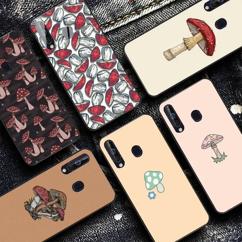

Mushroom Phone Case for Samsung A51 01 50 71 21S 70 31 40 30 10 20 S E 11 91 A7 A8 2018